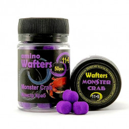 Бойлы насадочные Grandcarp Amino WAFTERS MONSTER CRAB (МОНСТР КРАБ) 11•9 мм 50 шт. (WBB015)