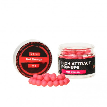 Бойлы Technocarp Pop-Up Hot Demon d.8mm уп/25гр