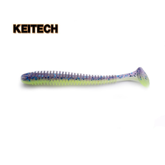 Съедобный силикон Keitech Swing Impact pal#06 violet lime berry