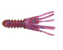 Съедобный силикон Reins RING TUBE MICRO 1.5" 606 PINK LOX 12шт (3см)