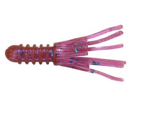 Съедобный силикон Reins RING TUBE MICRO 1.5&quot; 606 PINK LOX 12шт (3см)