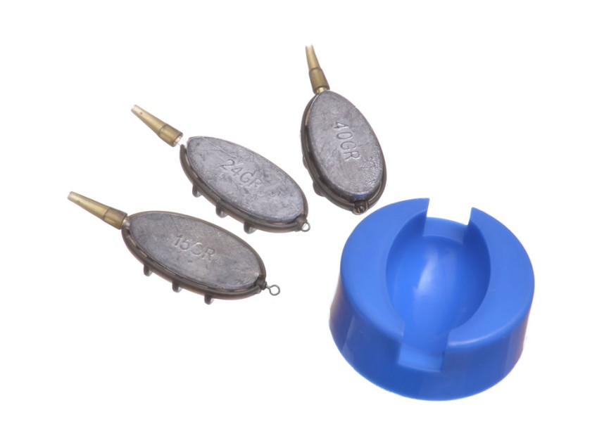 Набор кормушек Flagman 15г+24г+40г с пресс-формой