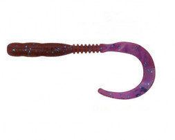 Съедобный силикон Reins CURLY CURLY 606 PINK LOX 15шт (8,5см)