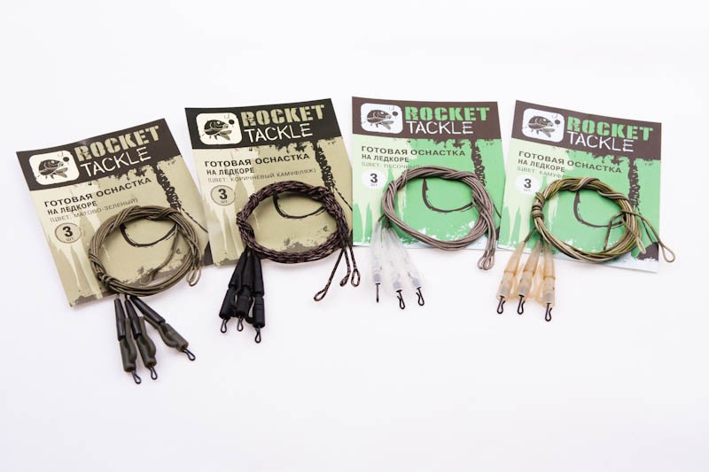 Готовая оснастка на ледкоре Rocket Tackle камуфляж
