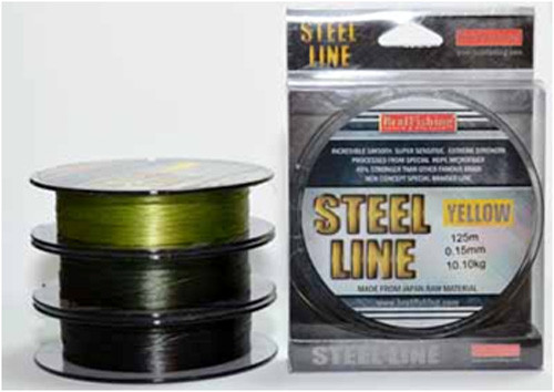 Шнур Bratfishing Steel Line 125m 0,12mm 8,10 kg