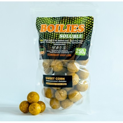 Бойлы пылящие Technocarp Sweet Corn 20mm 250g