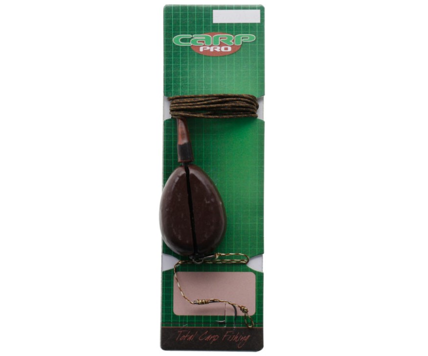 Оснастка Carp Pro Inline груз + ледкор, крючок №4