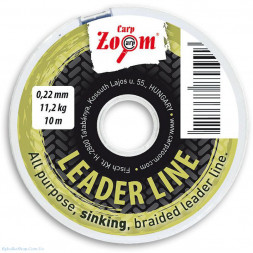 Поводочный материал Carp Zoom Leader Line olive sinking 10m