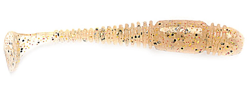 Съедобный силикон Lucky John Tioga 3.4&quot; Gold Mirror 6шт