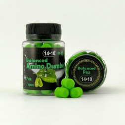 Бойлы насадочные Grandcarp BALANCED Amino Dumbells PEA (ГОРОХ) 14•10 мм 50 шт. (BBB004)
