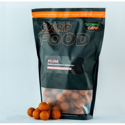 Бойлы пылящие Technocarp Слива 20mm 1kg