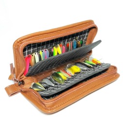 Кошелек для блесен KIBAS коричневый