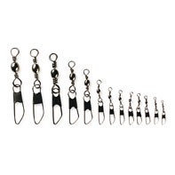 Вертлюжок с защелкой Lineaeffe Barrel Swivel With Safety Shap №8 12шт