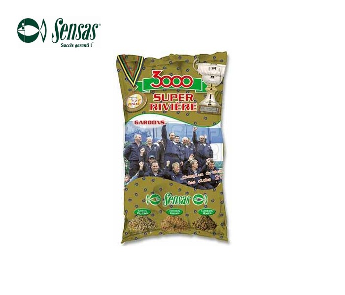 Прикормка Sensas 3000 Super River Roach Плотва 1кг