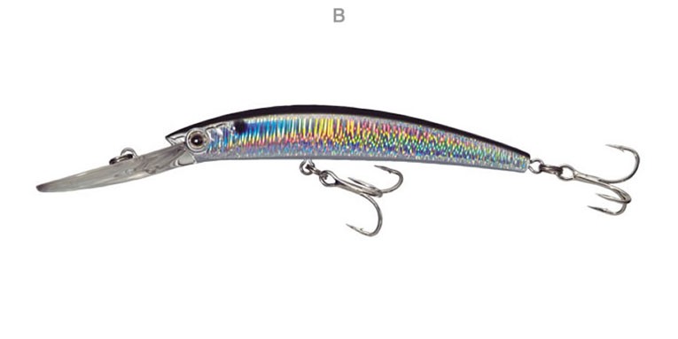  Воблер YO-ZURI Crystal Minnow DD F1011 90мм: B