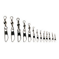 Вертлюжок с защелкой Lineaeffe Barrel Swivel With Safety Shap №10 12шт