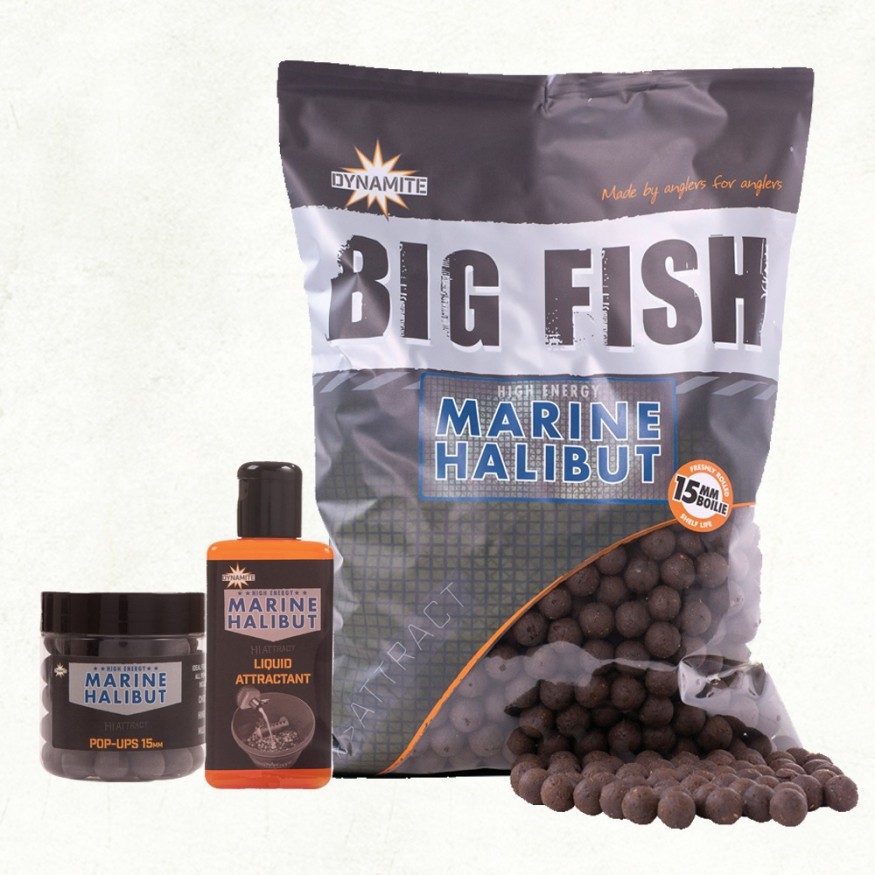 Бойлы Dynamite Baits Marine Halibut 12 mm 1kg