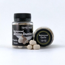 Бойлы насадочные Grandcarp BALANCED Amino Dumbells GARLIC (ЧЕСНОК) 14•10 мм 50 шт. (BBB008)