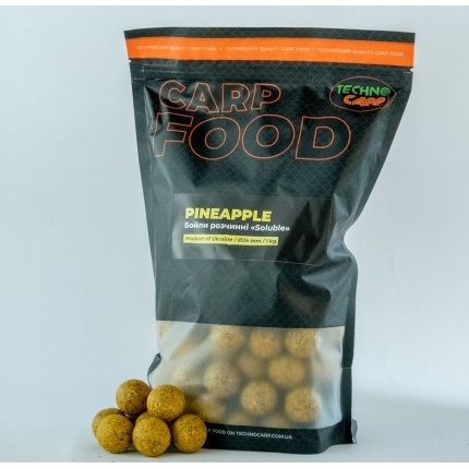 Бойлы пылящие Technocarp Ананас 20mm 1kg