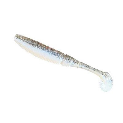 Силикон съедобный Nomura Rolling Shad 50mm 1g Light Blue Silver Glitter 10шт