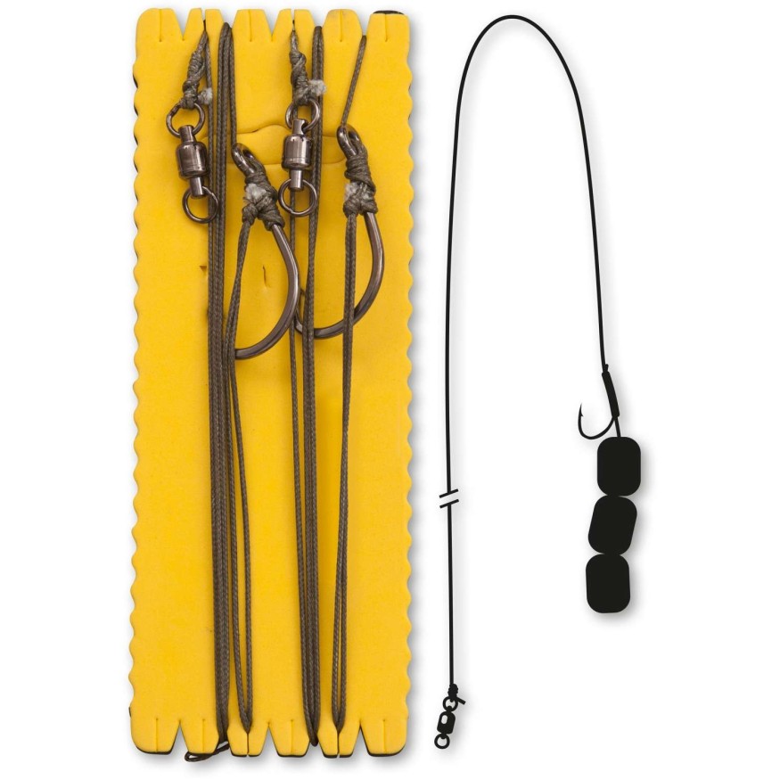 Оснастка для сома Black Cat Pellet and Chunk Rig Short Hair 100kg