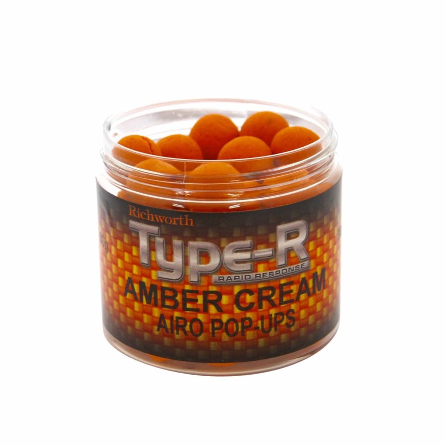 Бойлы Richworth Type-R Amber Cream Airo Pop-Ups 14mm 80g