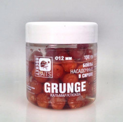 Бойлы в сиропе Rocket Baits Grunge (кальмар/клюква) 12мм 150гр