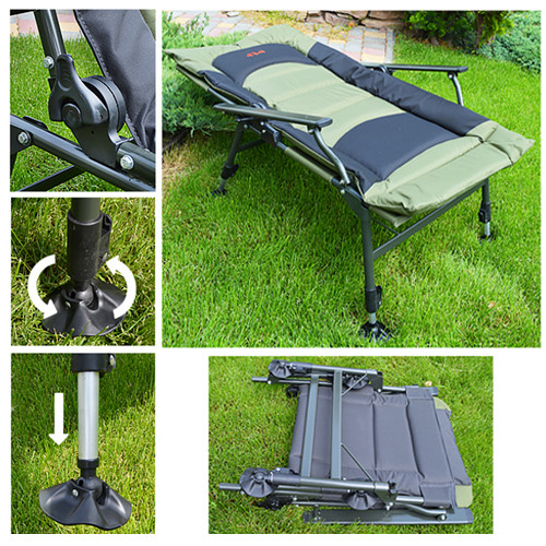 Кресло для рыбалки Deluxe Arm Chair 60*74*104/114см