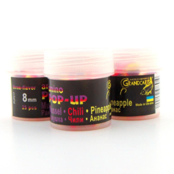 Бойлы amino POP-UP Grandcarp MUSSEL•CHILI•PINEAPPLE (РАКУШКА•ЧИЛИ•АНАНАС) Ø8 мм (PUP217)