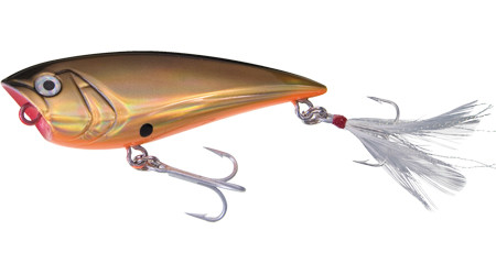 Воблер YO-ZURI  R597  ZZ POP CS 70мм GB - Gold/Black