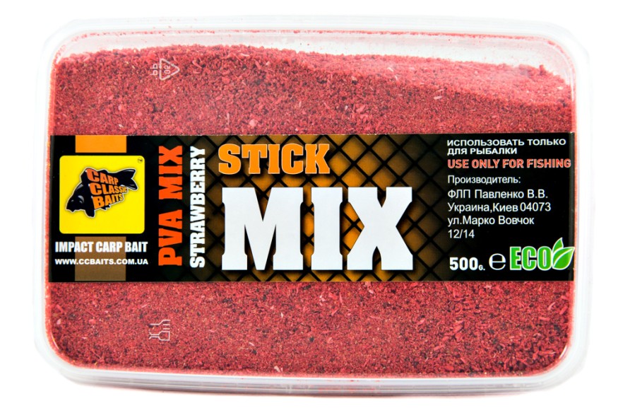 Стик CC Baits Stick Mix Strawberry, 500гр