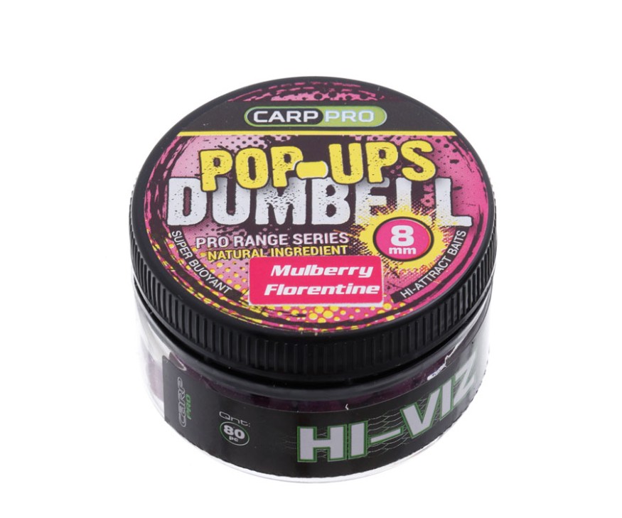 Бойлы Carp Pro Dumbell Pop-ups Mulberry Florentine 8 мм