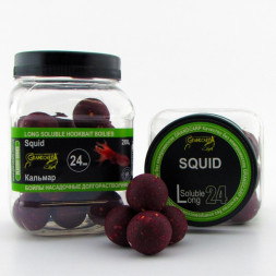 Бойлы насадочные долгорастворимые Grandcarp КАЛЬМАР Ø24 мм 200 г (BBL092)