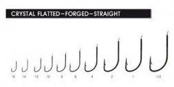 Крючок Lineaeffe Kaptura Crystal Flatted карасевый № 8 BLN 10шт Made in Korea
