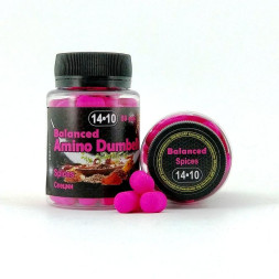 Бойлы насадочные Grandcarp BALANCED Amino Dumbells SPICES (СПЕЦИИ) 14•10 мм 50 шт. (BBB012)