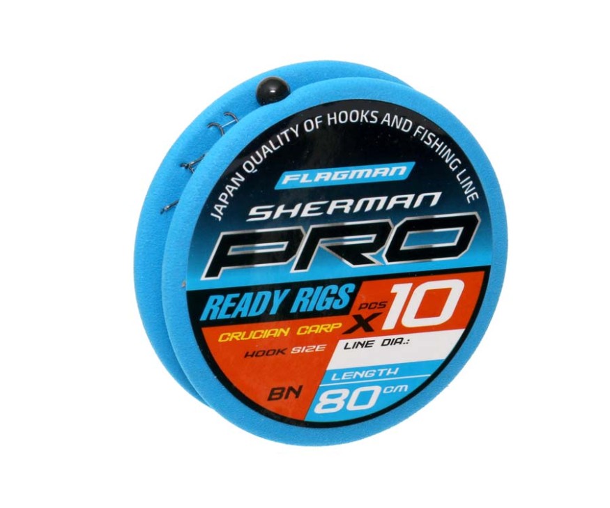 Готовый поводок Flagman Sherman Pro Crucian Carp Ready Rigs №10