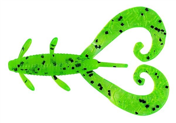 Съедобный силикон Reins G TAIL TWIN 3&quot; 419 Chart Pepper 8 шт (7см)