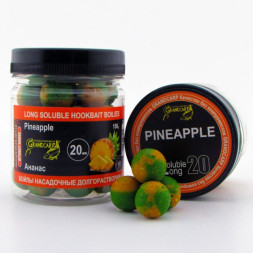 Бойлы насадочные долгорастворимые Grandcarp АНАНАС Ø20 мм 100 г (BBL097)