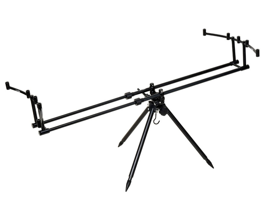 Род-под Carp Pro на 3 и 4 удилища 3 ноги Black