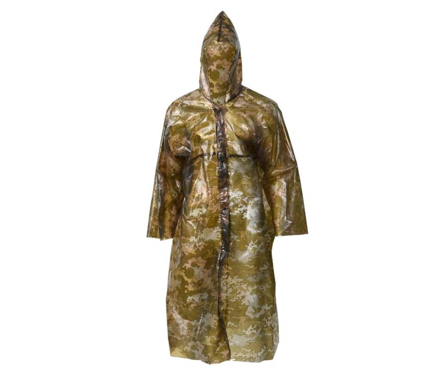 Плащ-дождевик Pixel зеленый