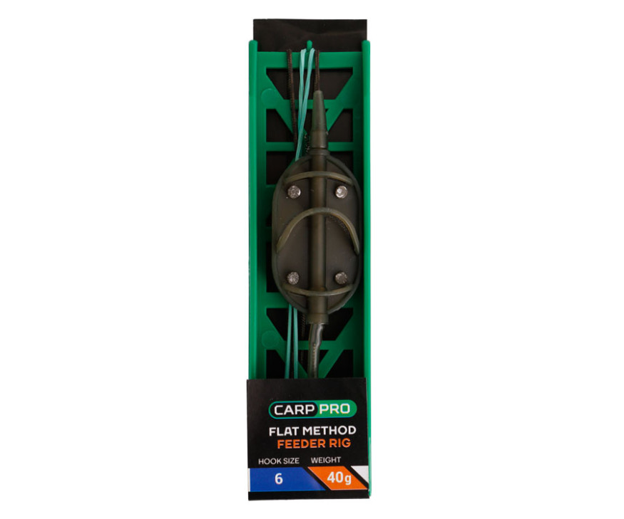 Готовая Оснастка на ледкоре Carp Pro "Flat Method Feeder" №6 50г