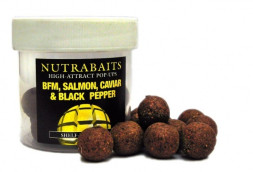 Бойлы Nutrabaits POP-UP SALMON,CAVIAR & BLAK PEPPER 15мм