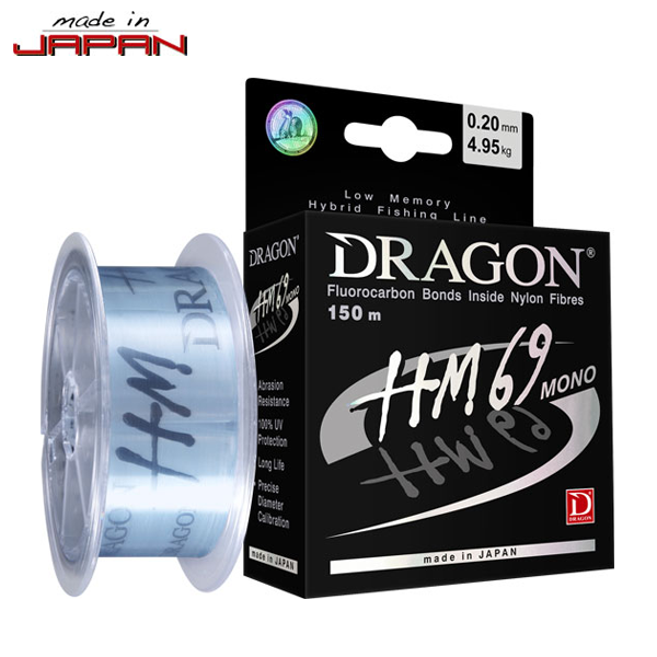 Леска Dragon HM69 Pro 50m 0.120mm 2.10kg