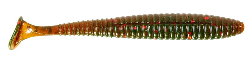 Съедобный силикон Lucky John S-Shad Tail 2.8&quot; Cola 7шт