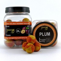 Бойлы насадочные долгорастворимые Grandcarp СЛИВА Ø24 мм 200 г (BBL095)