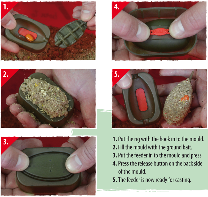 Форма для наполнения кормушек Carp Zoom Fanatic Method Feeder Mould