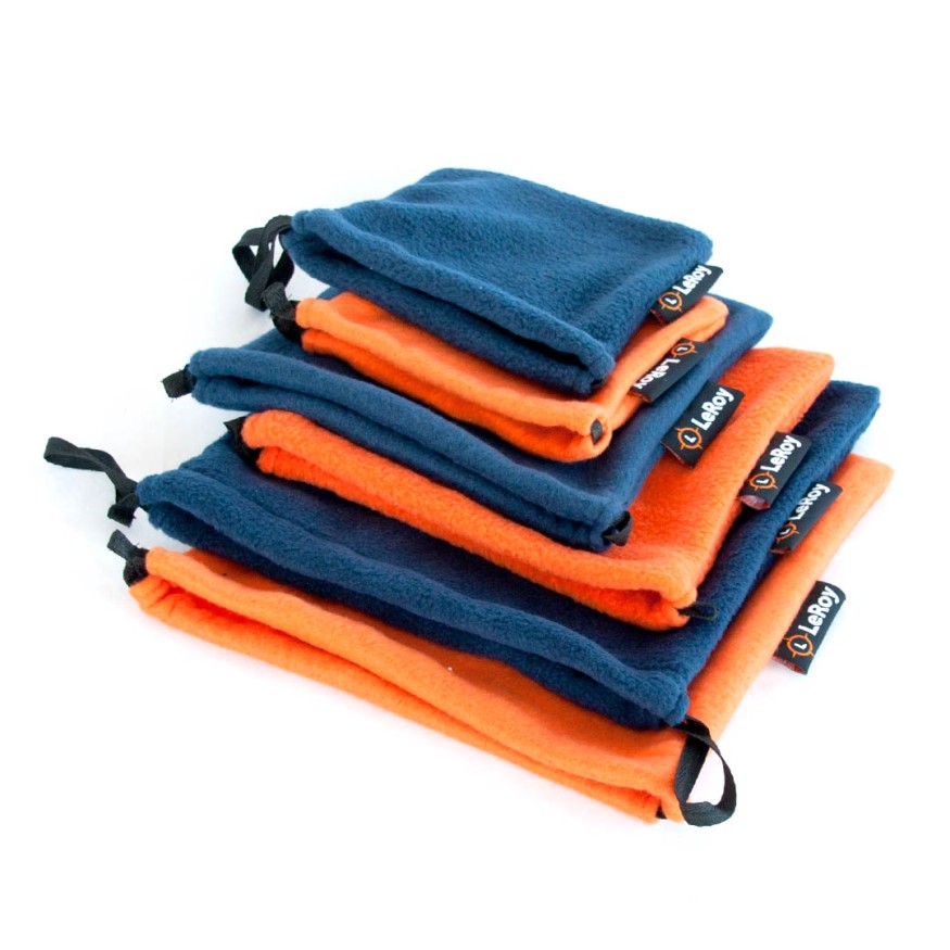 Флисовый чехол-мешок для катушки LeRoy Синий M 20*20см