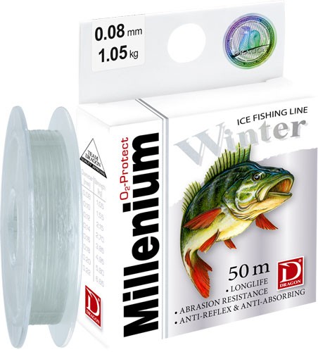 Леска Dragon Millenium Winter 0.20mm 50m 5,80 kg