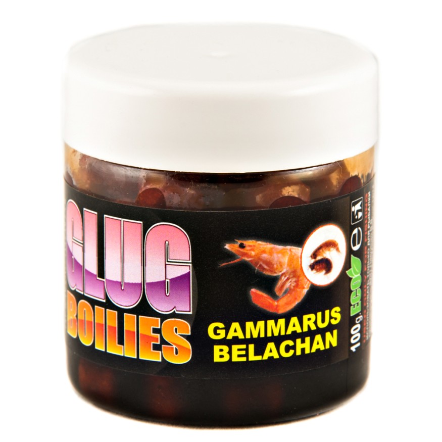 Бойлы CC Baits Glugged Dumbells Gammarus Belachan, 10*16мм, 100гр