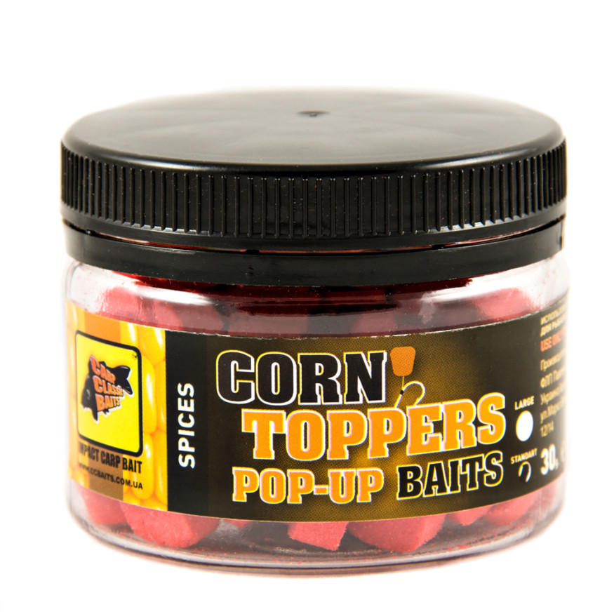 Плавающие насадки CC Baits Corn Toppers Spices Std, 30гр